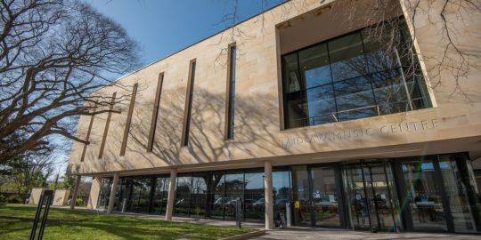 Exterior of the Laiwlaw Music Centre Exterior of the Laiwlaw Music Centre