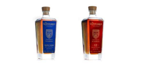 Two bottles of St Andrews special edition 2024 whisky