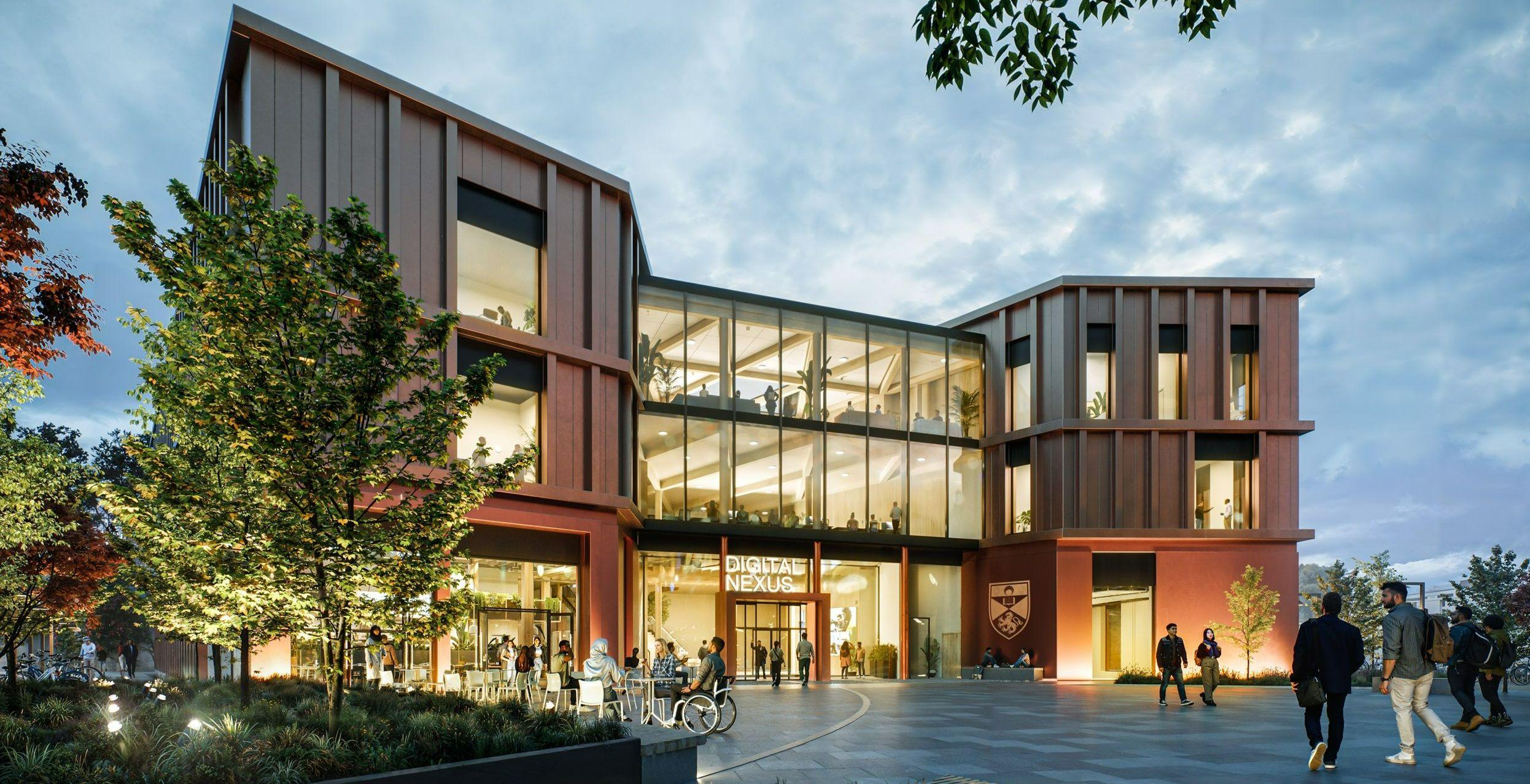 An artist's impression of the new Digital Nexus building An artist's impression of the new Digital Nexus building