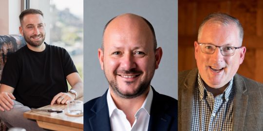 A trio of headshots: Stefano Pierracini, Jim Stewart and Seamus Coen A trio of headshots: Stefano Pierracini, Jim Stewart and Seamus Coen