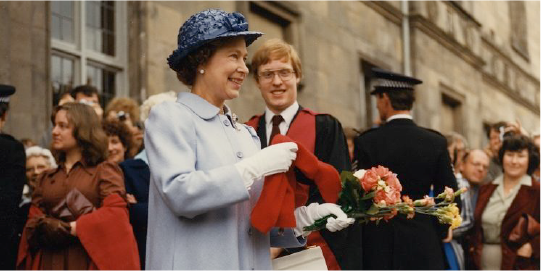 her majesty the queen in st andrews