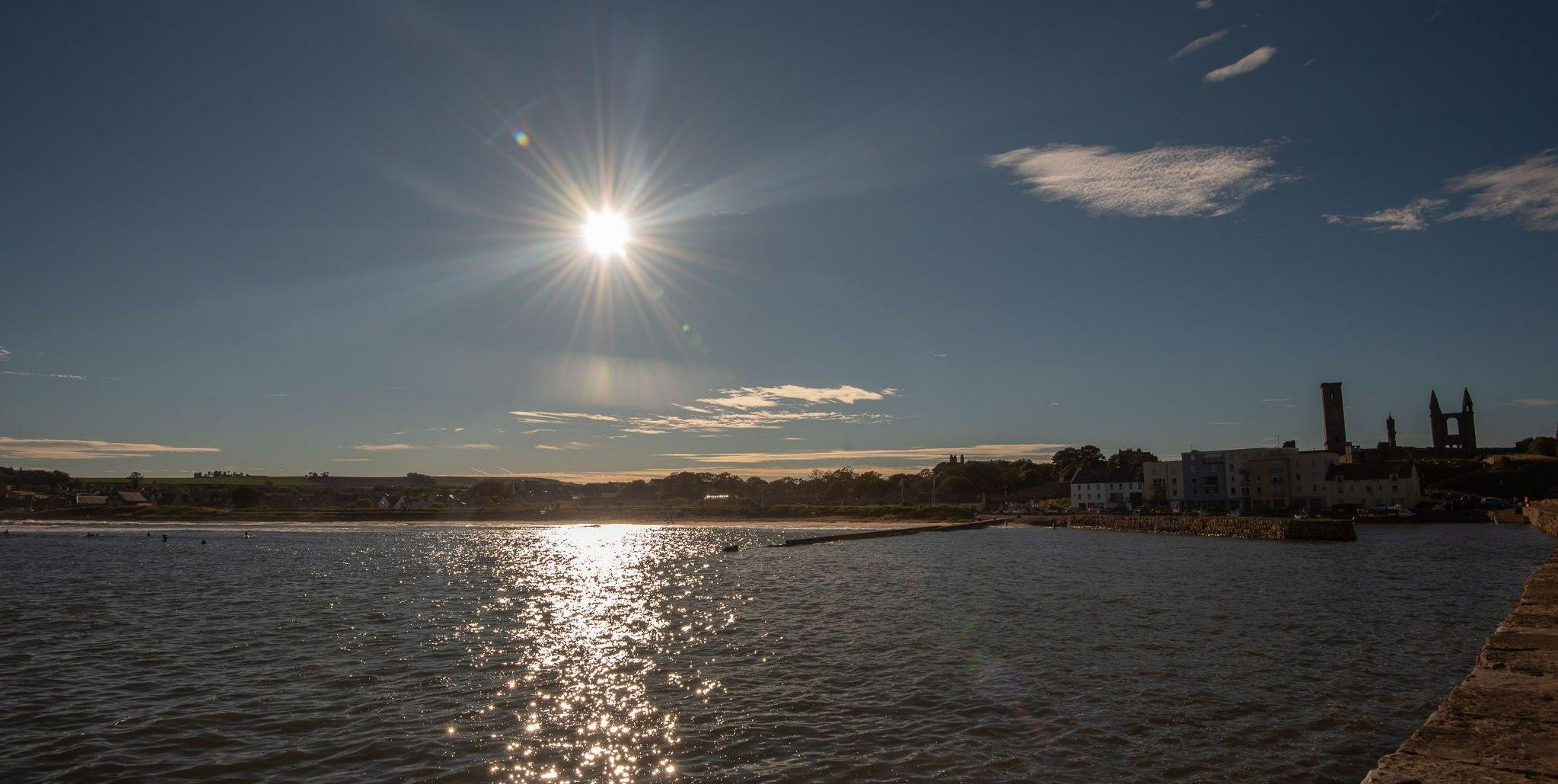 sun over the sea sun over the sea
