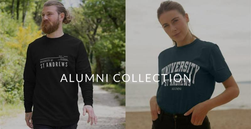 Models wearing University of St Andrews branded clothing Models wearing University of St Andrews branded clothing