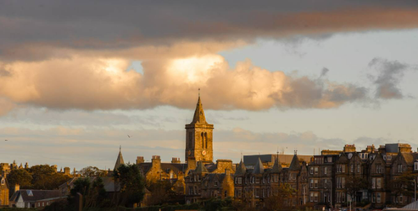 The skyline of St Andrews